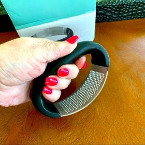 New In box stainless steel Garlic press